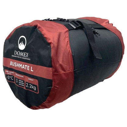 Sleeping Bag Bushmate Large [Clr:Red ZS:Left]