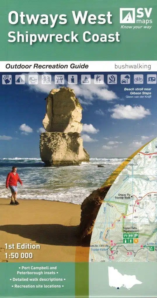 Map SV Otways West Shipwreck Coast 1:50 000