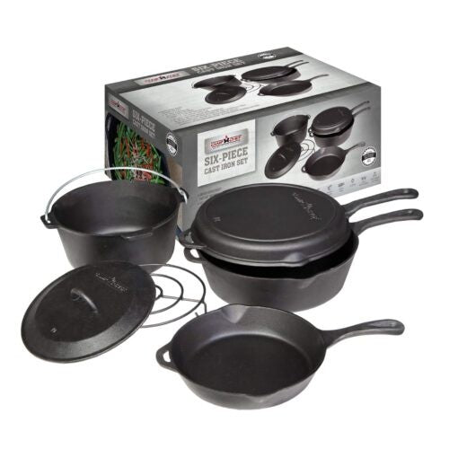 Camp Chef 6 Piece Cast Iron Set