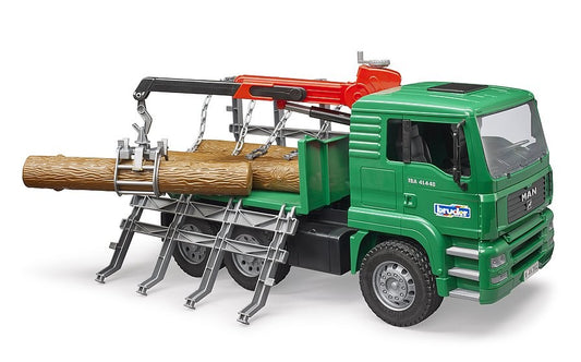 Bruder 02769 Man Log Truck with Loading Crane