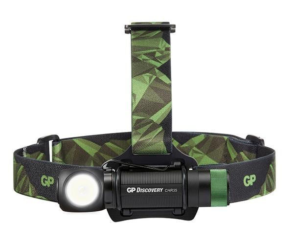 GP Headlamp 600 Lumens Rechargab