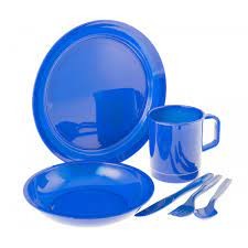 Dinner Set 360 Blue 1 Person