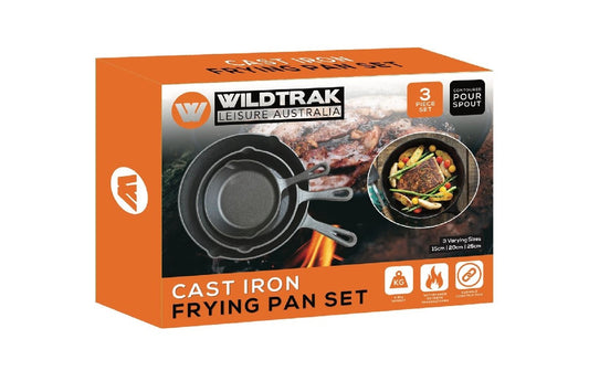 Frypan Cast Iron Set