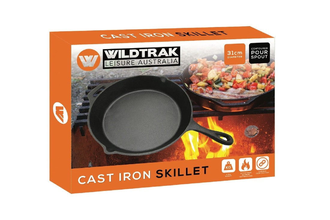 Frypan Cast Iron Skillet 31cm